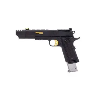 Pistola airsoft GBB Rossi Redwings Open Class 1911 gold